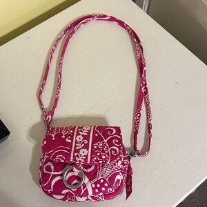 Vera Bradley Pink Patterned Crossbody Bag